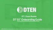 DTEN D7 55 Onboarding Manual