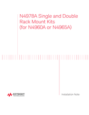 Keysight Technologies N4978A Installation Note