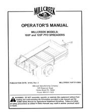 Millcreek 125P Operator's Manual