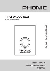 Phonic FIREFLY 202 USB User Manual