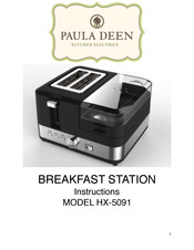 Paula Deen HX-5091 Instructions Manual