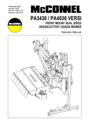 McConnel PA3430 VERSI Operator's Manual