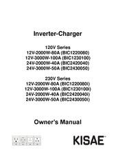 Kisae 230V 24V-2000W-40A Owner's Manual