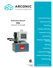 Arconic Huck Powerig 940 Instruction Manual