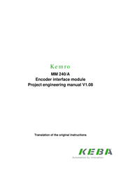 Keba Kemro MM 240/A Project Engineering Manual