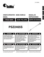 RedMax PSZ2465S Owner's/Operator's Manual