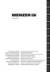 Menzer Pro Series Translation Of The Original Operating Instructions