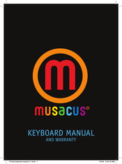 Musacus S2018 Manual And Warranty