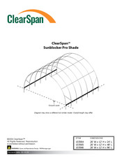 ClearSpan 103564 Instruction Manual