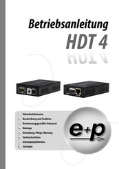 e+p HDT 4 Instruction Manual