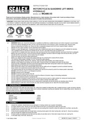 Sealey MC480.V3 Instructions