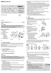 Festo DSM-10 Operating Instructions Manual