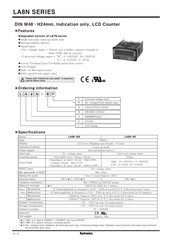 Autonics LA8N-BF Quick Start Manual