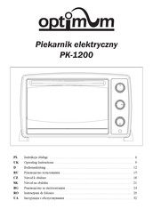 Optimum PK-1200 Instruction Manual