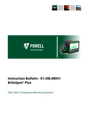 Powell BriteSpot Plus Instruction Bulletin