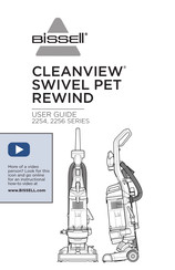 cleanview rewind bissell 2256 manualslib