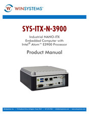 WinSystems SYS-ITX-N-3900 Product Manual
