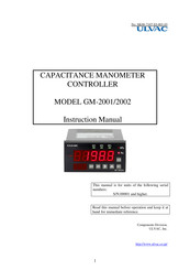 Ulvac GM-2002 Instruction Manual