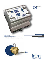 INIM Electronics IGKNX100 Installation And Programming Manual