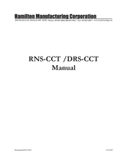 Hamilton Manufacturing Corporation DRS-CCT Manual
