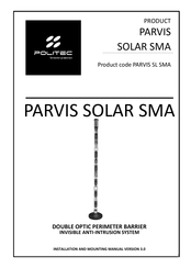 Politec Parvis Solar SMA Installation And Mounting Manual