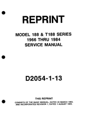 Cessna T188 Series Service Manual
