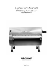 Proluxe DPR2000B Operation Manual
