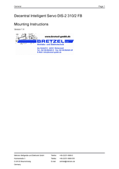 Metronix 9019-3103-05 Mounting Instructions