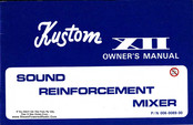 Kustom XII SRM Owner's Manual