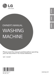 LG WP-1595RP Owner's Manual