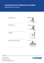 enware AQUABLEND SQX ATM606 Installation Instructions Manual