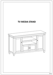 Simpli Home Carlton 3AXCCRL-08 Manual