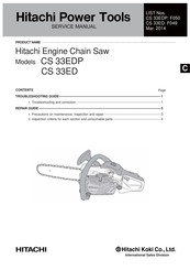Hitachi CS 33EDP Service Manual