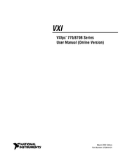 National Instruments VXIpc 870B Series User Manual
