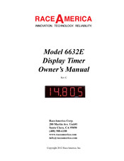 RaceAmerica 6632E Owner's Manual