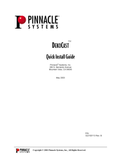 Pinnacle Systems Dekocast Quick Install Manual