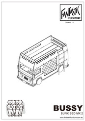 fantastic furniture BUSSY BUNK BED MK 2 Assembly Instructions Manual