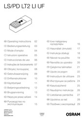 Osram LS/PD LT2 LI UF Operating Instructions Manual