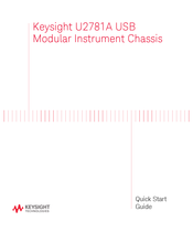 Keysight Technologies U2781A Quick Start Manual