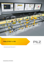 Pilz PSSu E PS-P +/-10V Operating Manual