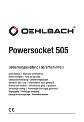 Oehlbach Powersocket 505 User Manual