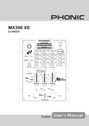 Phonic MX300 XE User Manual