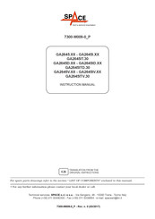 Space GA2645D. Series Instruction Manual