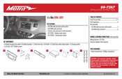 Metra Electronics 99-7367 Installation Instructions Manual