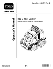 Toro Dingo 320-D Operator's Manual