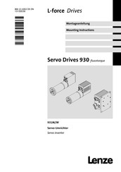 Lenze L-force 931M fluxxtorque Mounting Instructions