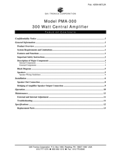 Gai-Tronics PMA-300 Manual