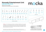 Mocka Kennedy Entertainment Unit Assembly Instructions Manual