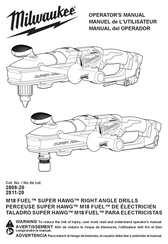 Milwaukee M18 FUEL SUPER HAWG 2809-20 Operator's Manual