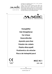 Magic MGC HS 1 Operating Instructions Manual